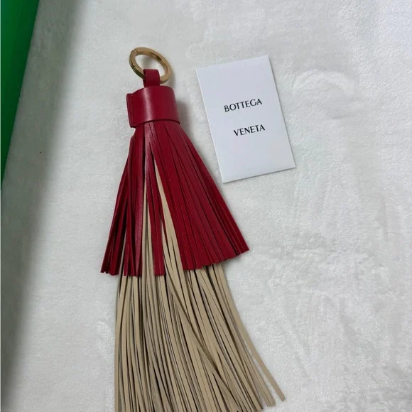 Bottega Veneta Leather Tassel Keychain Bag Charm - Picture 3 of 4